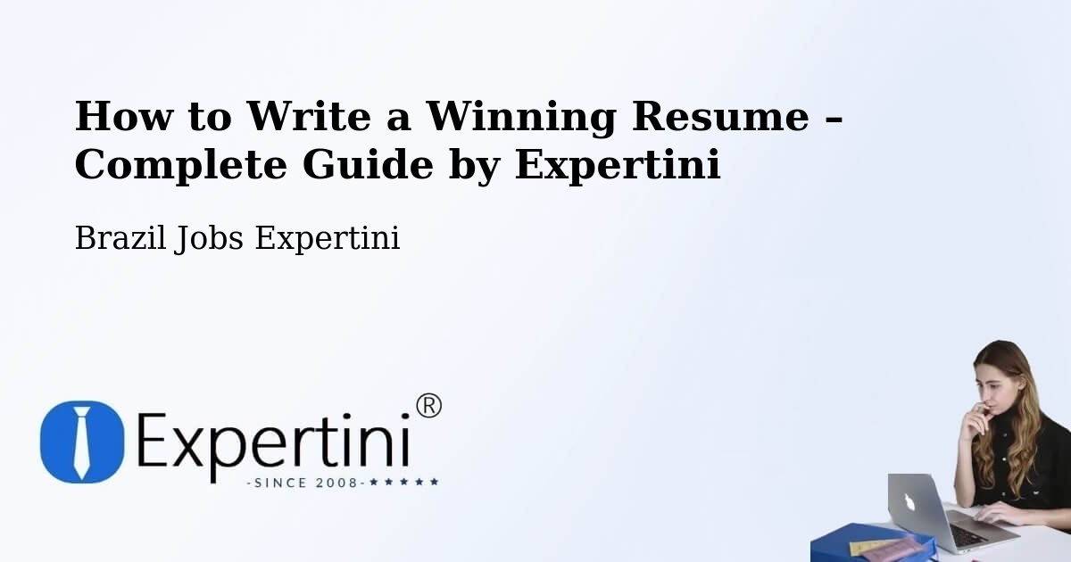 Resume Writing Guide for Job Seekers – Monções - Monções, Brazil Jobs Expertini